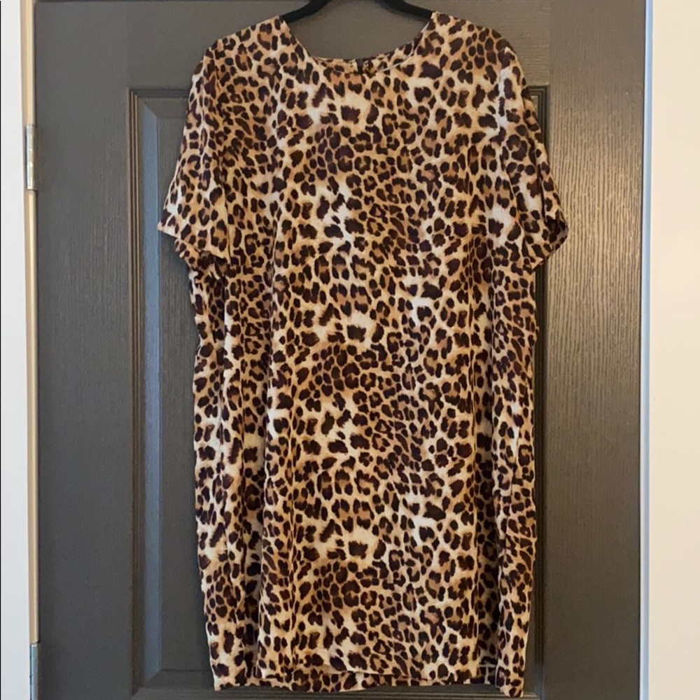 ASOS Curve Leopard Print Dress